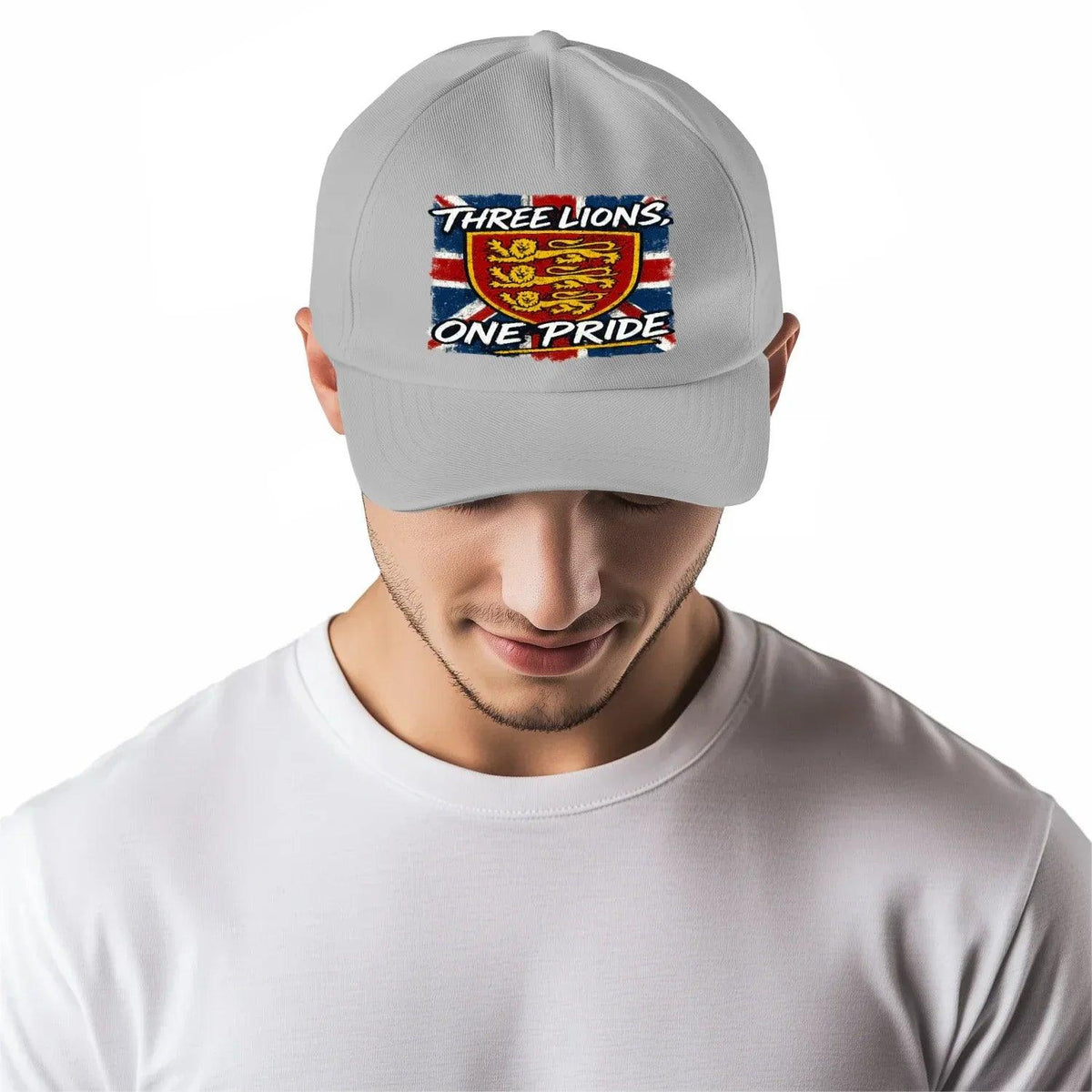 Union Jack Baseball Cap - Heraldic Lions Adjustable Fit - Celtic Wolfwear