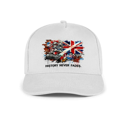 Union Jack Baseball Cap - History Curved Adjustable Fit - Celtic Wolfwear
