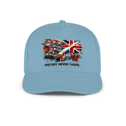 Union Jack Baseball Cap - History Curved Adjustable Fit - Celtic Wolfwear