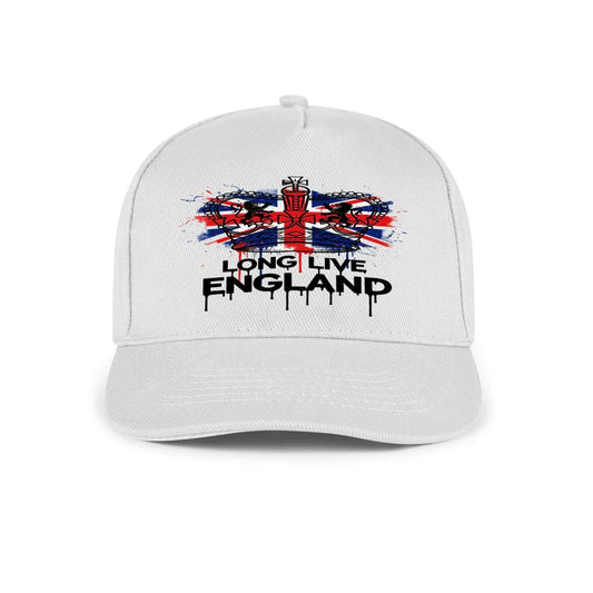 Union Jack Baseball Cap - Long Live Adjustable Headwear - Celtic Wolfwear