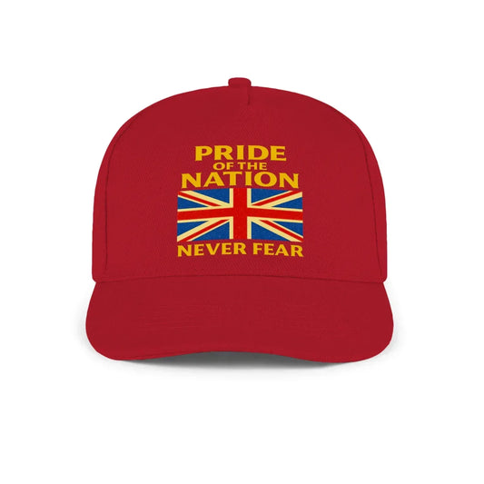 Union Jack Baseball Cap - Supporter Style Adjustable Fit - Celtic Wolfwear