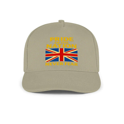 Union Jack Baseball Cap - Supporter Style Adjustable Fit - Celtic Wolfwear
