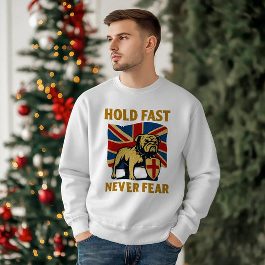 Union Jack Sweatshirt - Bulldog, Unisex Matchday Wear - Celtic Wolfwear