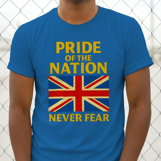 Union Jack T-Shirt - Pride of the Nation Unisex Streetwear - Celtic Wolfwear