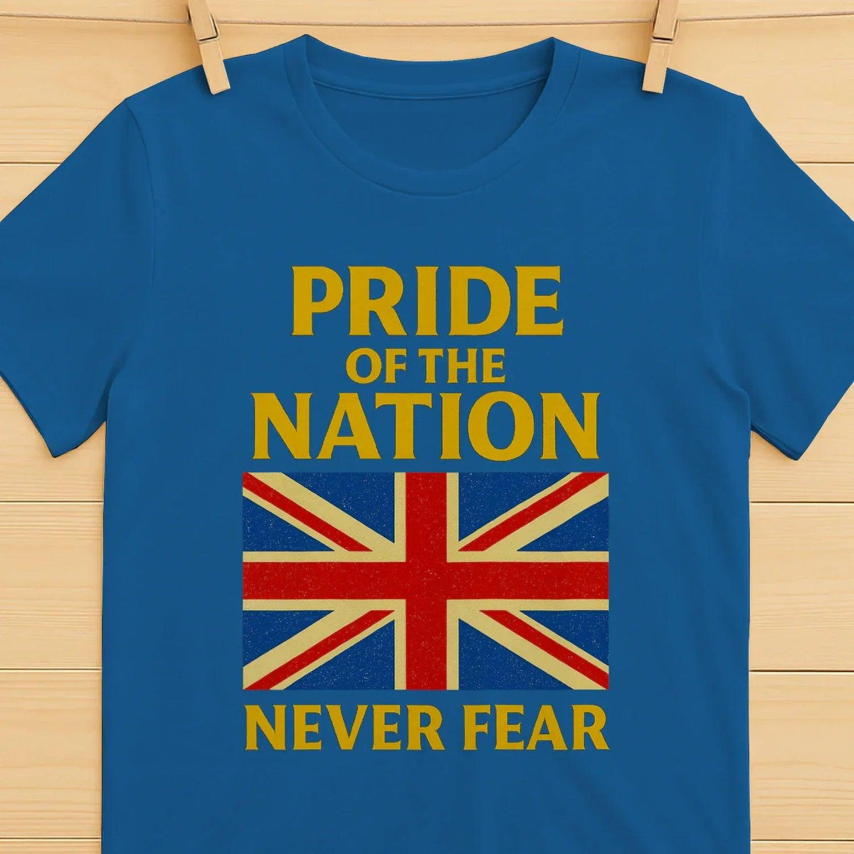 Union Jack T-Shirt - Pride of the Nation Unisex Streetwear - Celtic Wolfwear