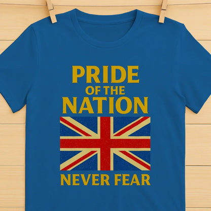 Union Jack T-Shirt - Pride of the Nation Unisex Streetwear - Celtic Wolfwear