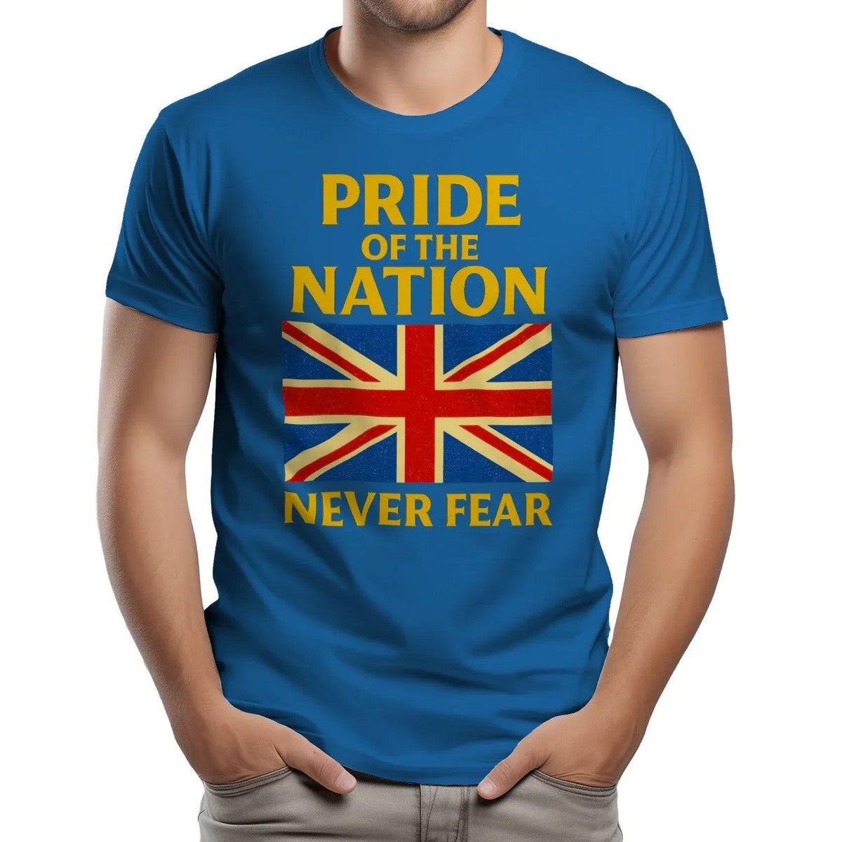 Union Jack T-Shirt - Pride of the Nation Unisex Streetwear - Celtic Wolfwear
