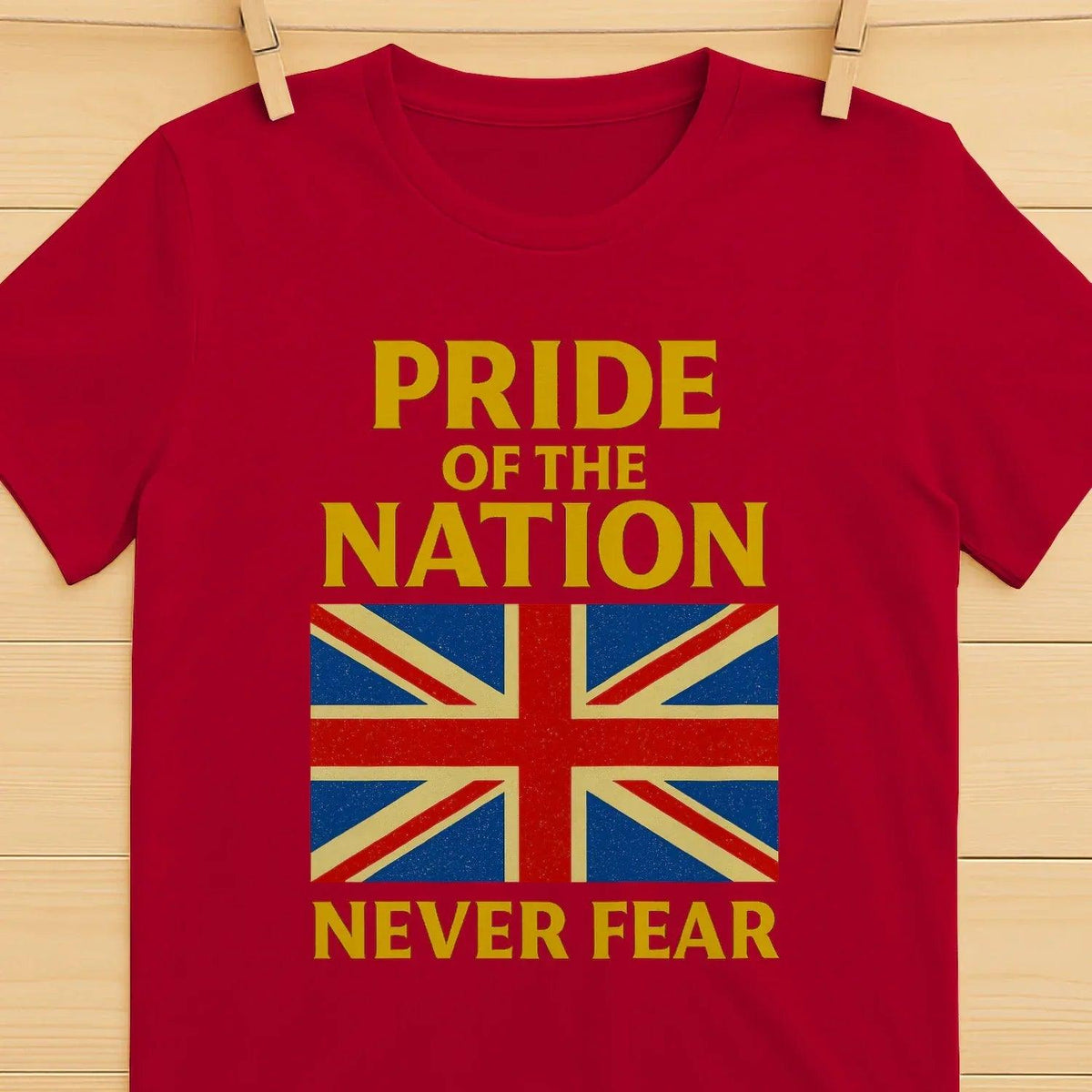 Union Jack T-Shirt - Pride of the Nation Unisex Streetwear - Celtic Wolfwear