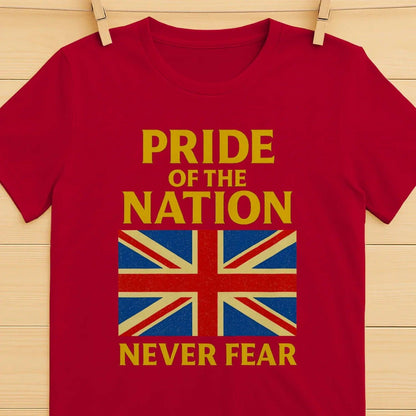 Union Jack T-Shirt - Pride of the Nation Unisex Streetwear - Celtic Wolfwear