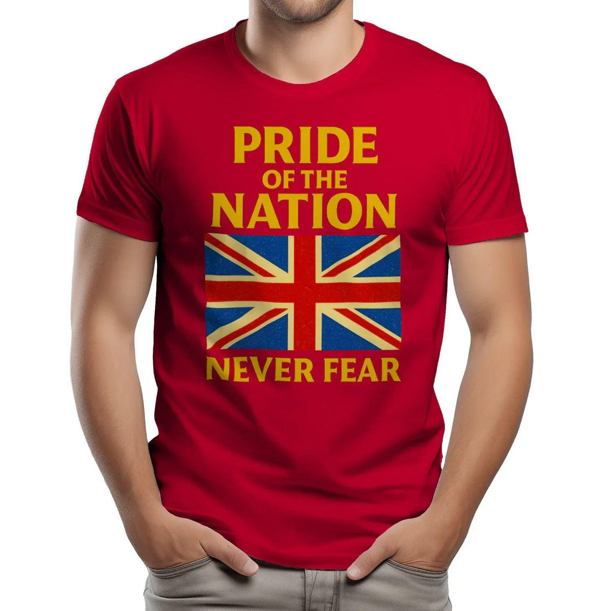 Union Jack T-Shirt - Pride of the Nation Unisex Streetwear - Celtic Wolfwear
