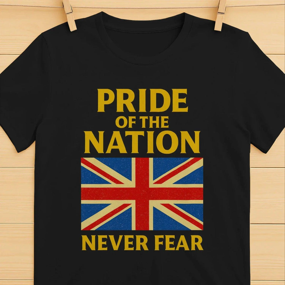 Union Jack T-Shirt - Pride of the Nation Unisex Streetwear - Celtic Wolfwear