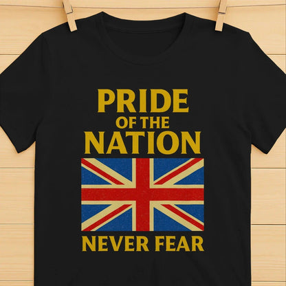 Union Jack T-Shirt - Pride of the Nation Unisex Streetwear - Celtic Wolfwear