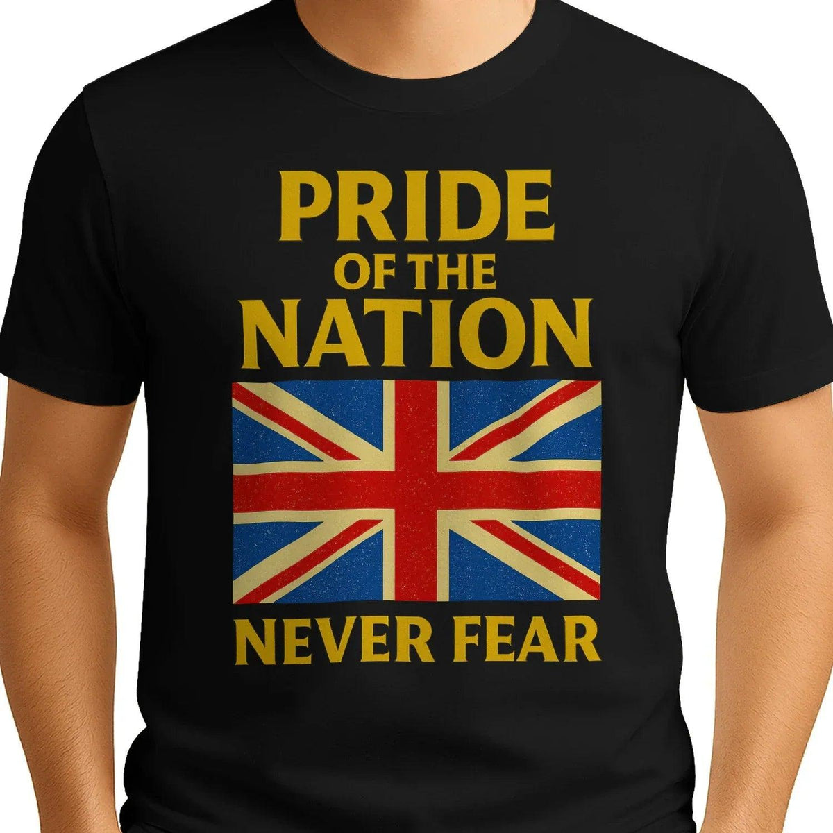 Union Jack T-Shirt - Pride of the Nation Unisex Streetwear - Celtic Wolfwear