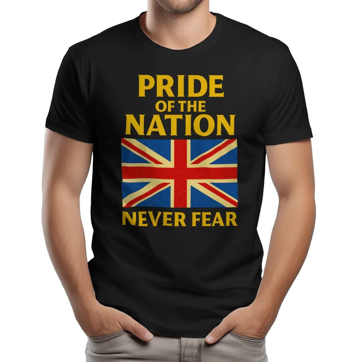 Union Jack T-Shirt - Pride of the Nation Unisex Streetwear - Celtic Wolfwear