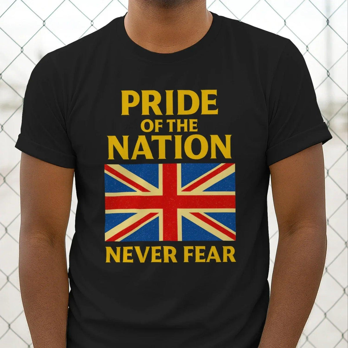 Union Jack T-Shirt - Pride of the Nation Unisex Streetwear - Celtic Wolfwear
