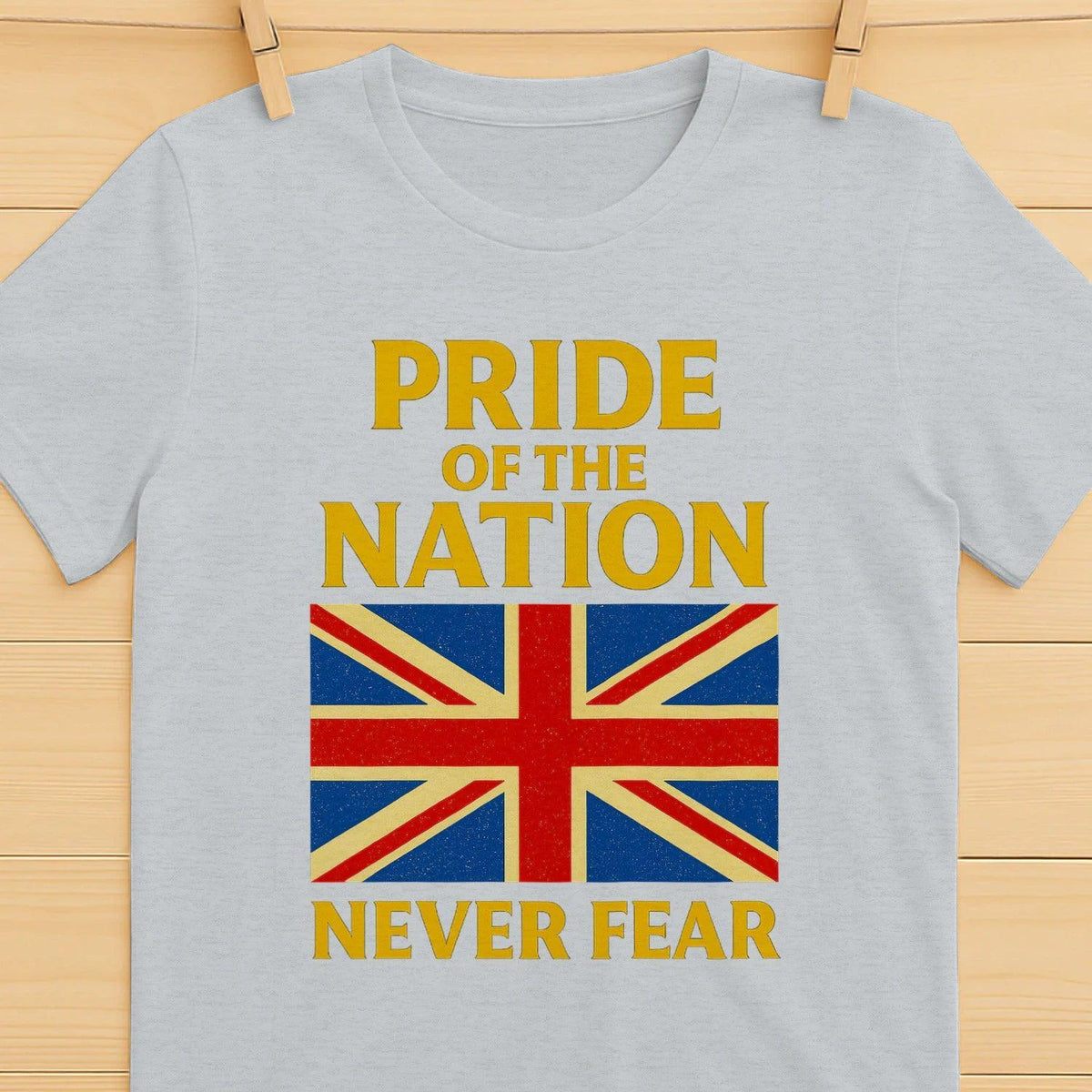 Union Jack T-Shirt - Pride of the Nation Unisex Streetwear - Celtic Wolfwear