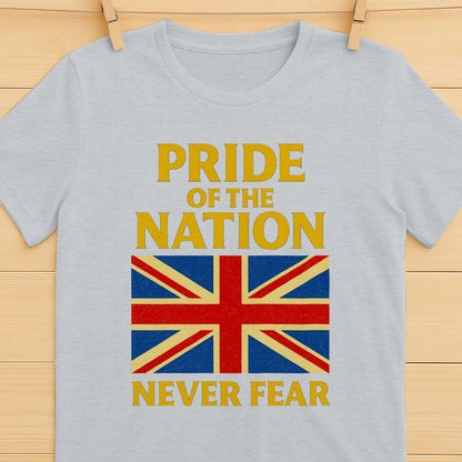Union Jack T-Shirt - Pride of the Nation Unisex Streetwear - Celtic Wolfwear