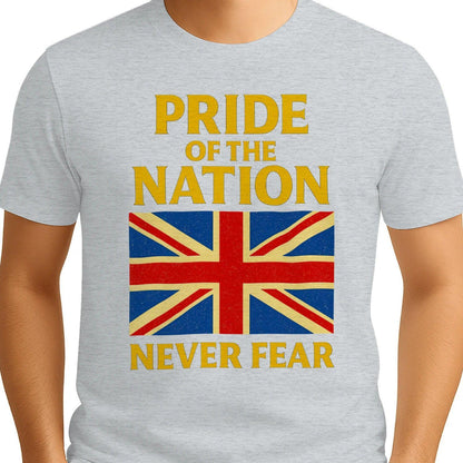 Union Jack T-Shirt - Pride of the Nation Unisex Streetwear - Celtic Wolfwear