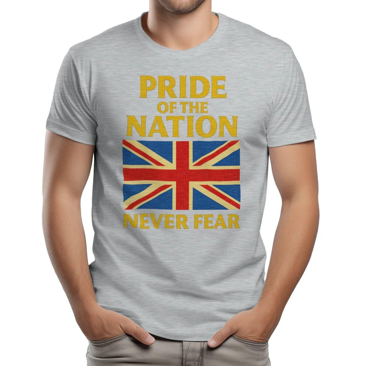 Union Jack T-Shirt - Pride of the Nation Unisex Streetwear - Celtic Wolfwear