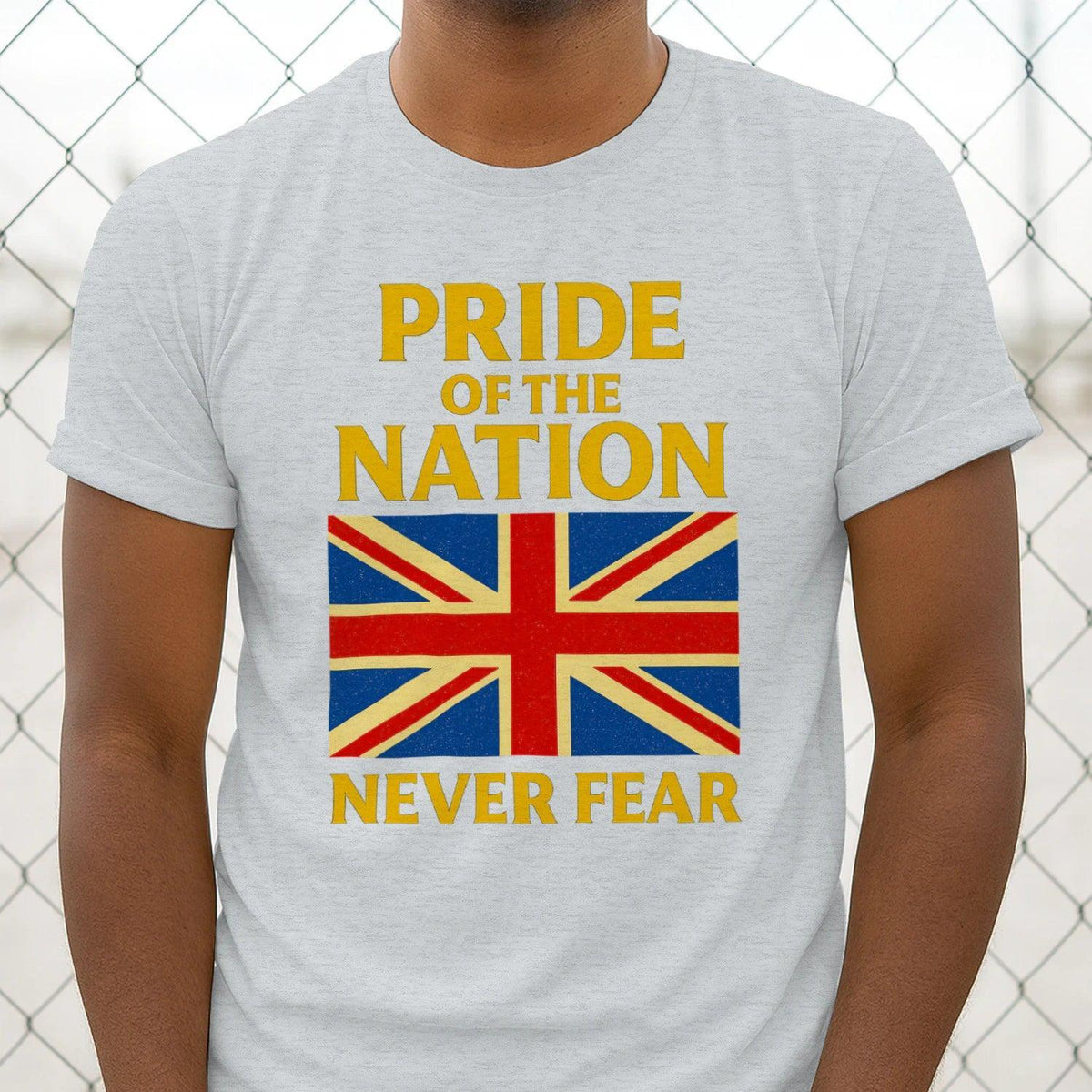 Union Jack T-Shirt - Pride of the Nation Unisex Streetwear - Celtic Wolfwear