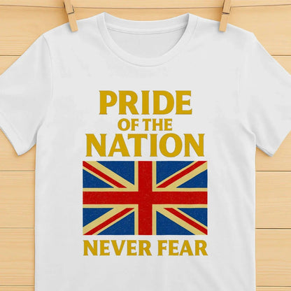 Union Jack T-Shirt - Pride of the Nation Unisex Streetwear - Celtic Wolfwear