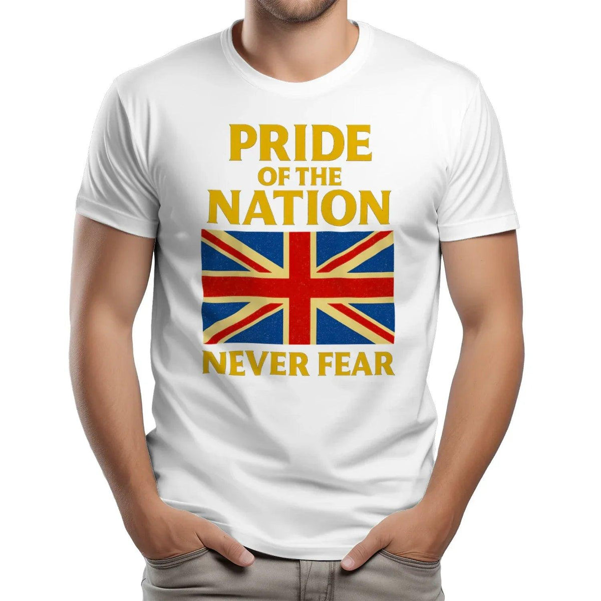 Union Jack T-Shirt - Pride of the Nation Unisex Streetwear - Celtic Wolfwear