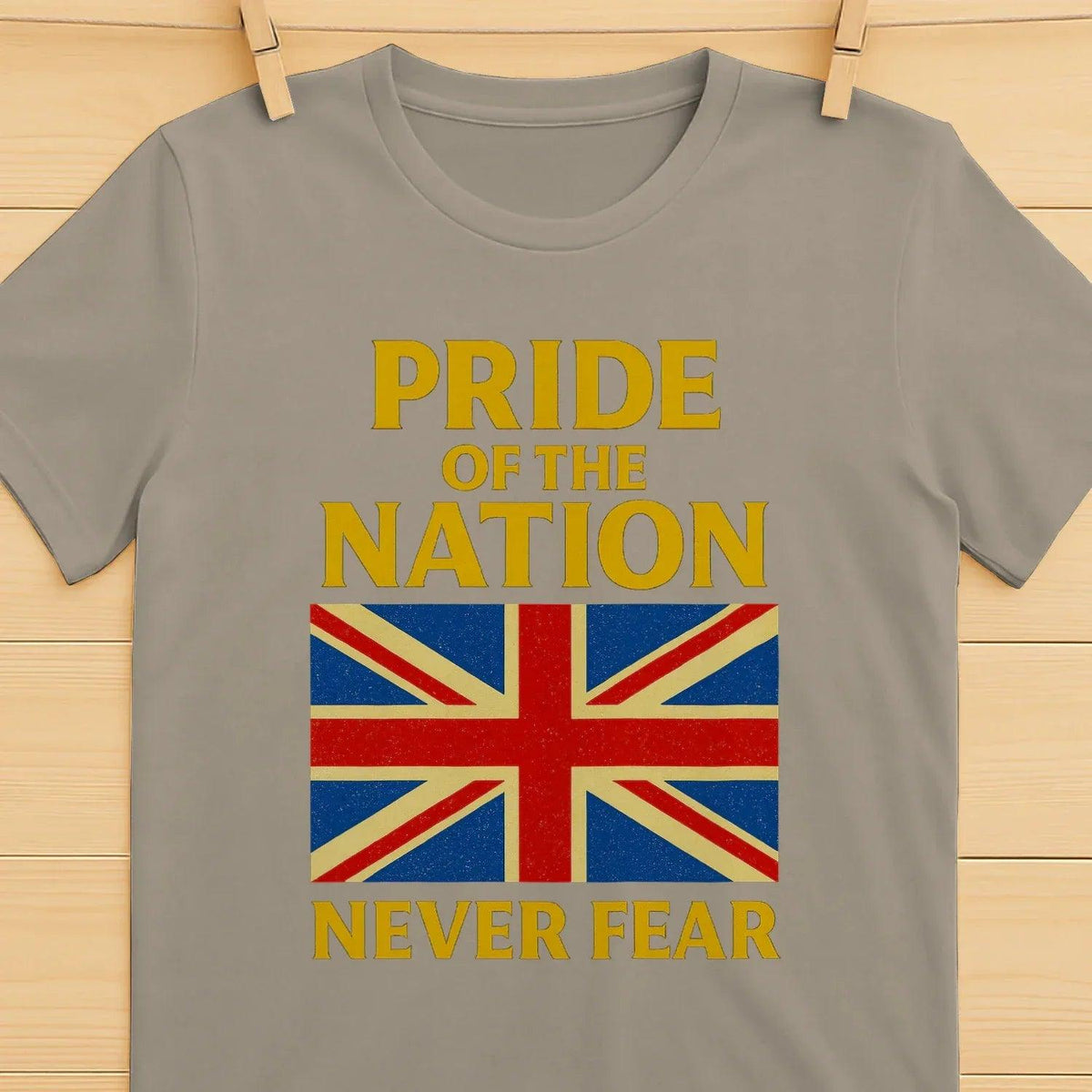 Union Jack T-Shirt - Pride of the Nation Unisex Streetwear - Celtic Wolfwear