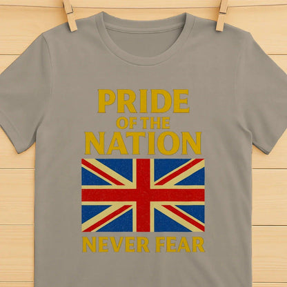 Union Jack T-Shirt - Pride of the Nation Unisex Streetwear - Celtic Wolfwear