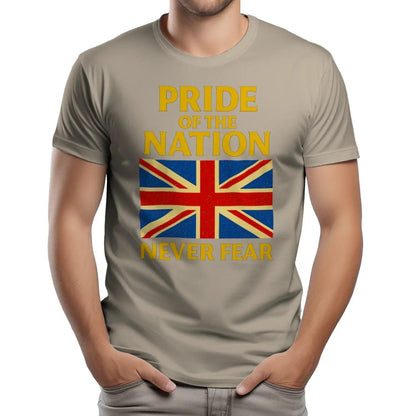 Union Jack T-Shirt - Pride of the Nation Unisex Streetwear - Celtic Wolfwear