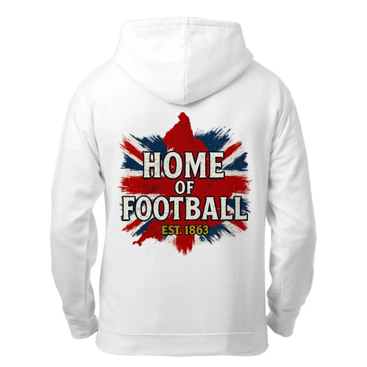 Union Jack Zip Hoodie - Home of Est 1863 Unisex Streetwear - Celtic Wolfwear