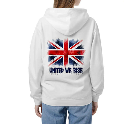 United We Rise Union Jack Zip Hoodie – Heritage Jacket - Celtic Wolfwear