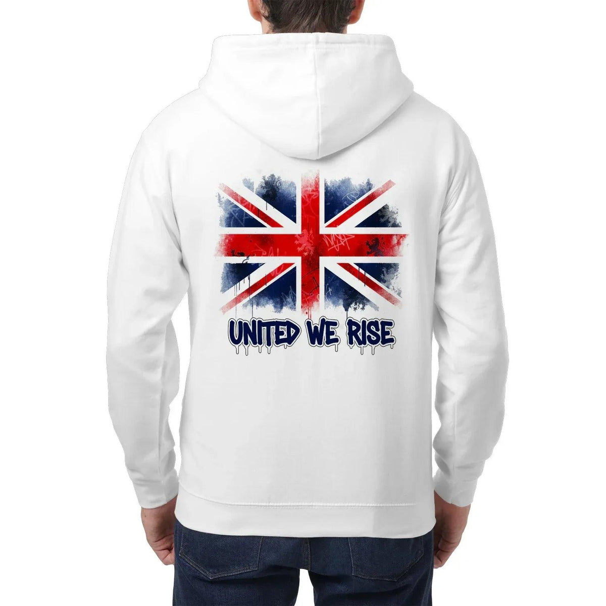 United We Rise Union Jack Zip Hoodie – Heritage Jacket - Celtic Wolfwear