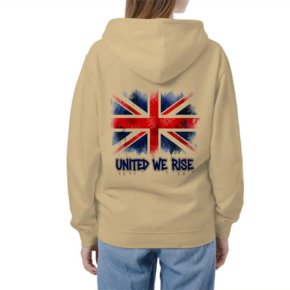 United We Rise Union Jack Zip Hoodie – Heritage Jacket - Celtic Wolfwear
