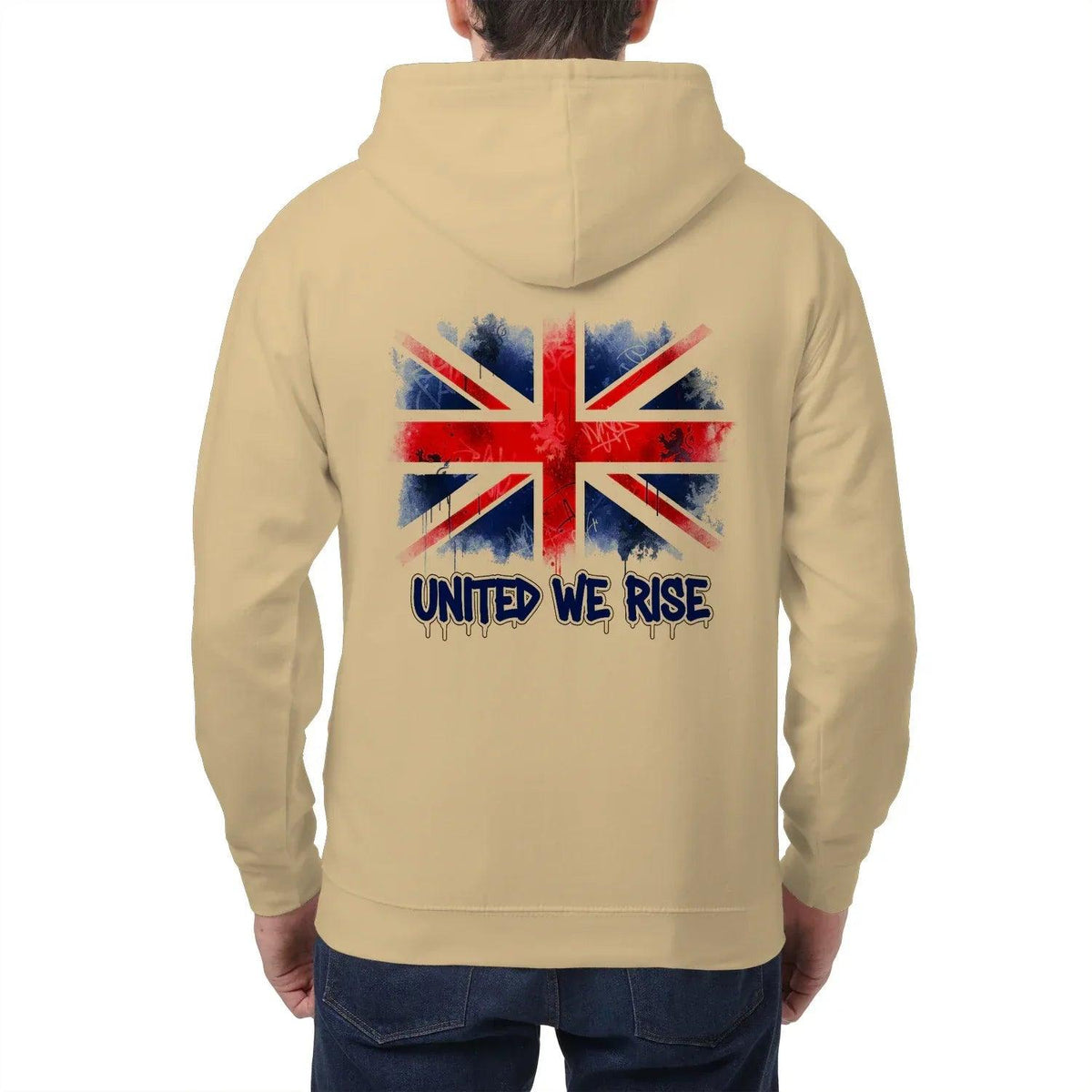 United We Rise Union Jack Zip Hoodie – Heritage Jacket - Celtic Wolfwear