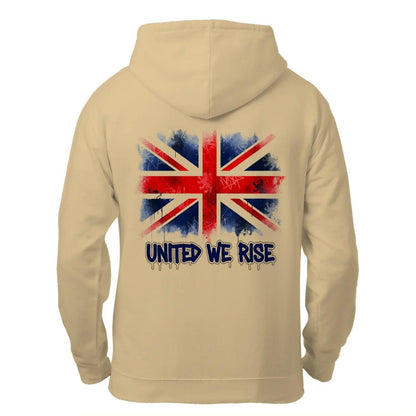United We Rise Union Jack Zip Hoodie – Heritage Jacket - Celtic Wolfwear