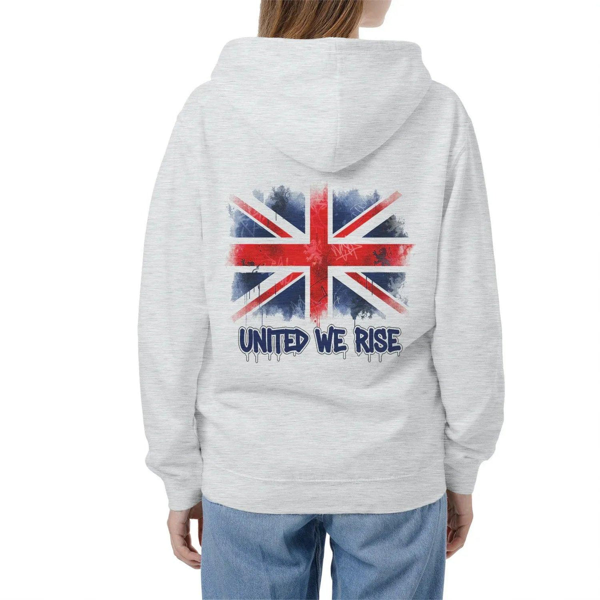 United We Rise Union Jack Zip Hoodie – Heritage Jacket - Celtic Wolfwear