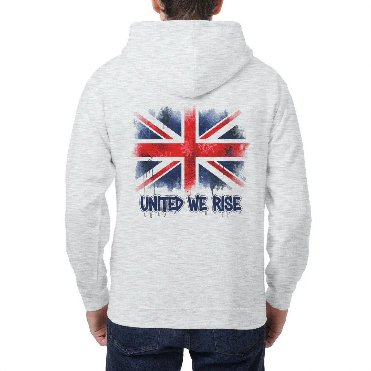 United We Rise Union Jack Zip Hoodie – Heritage Jacket - Celtic Wolfwear
