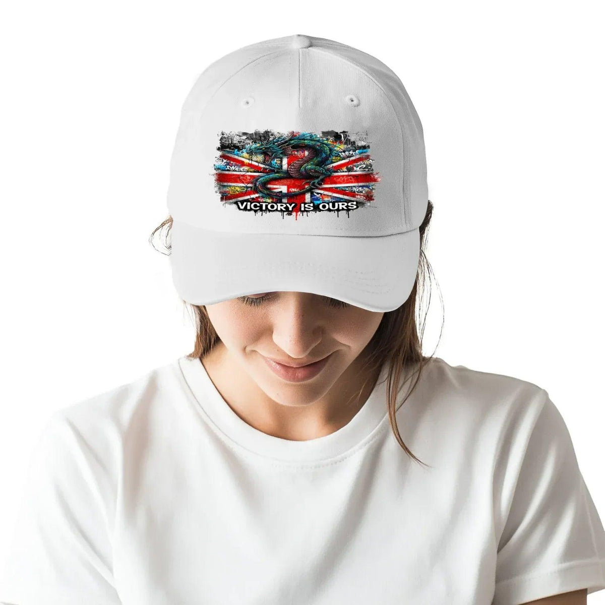 Victory Is Ours Union Jack Serpent Cap – Adjustable - Celtic Wolfwear