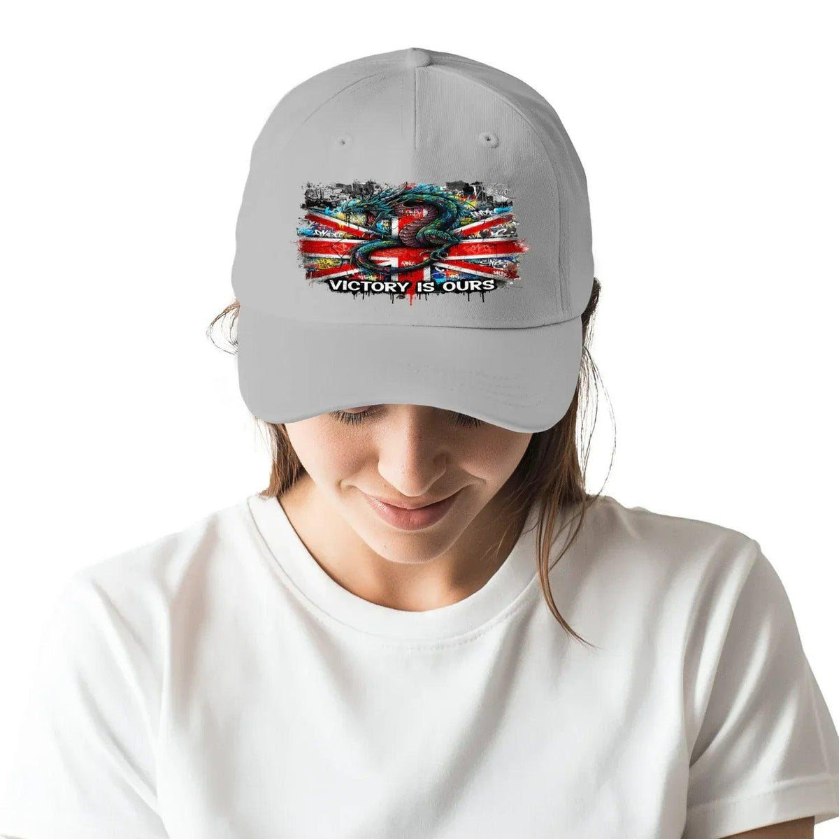 Victory Is Ours Union Jack Serpent Cap – Adjustable - Celtic Wolfwear