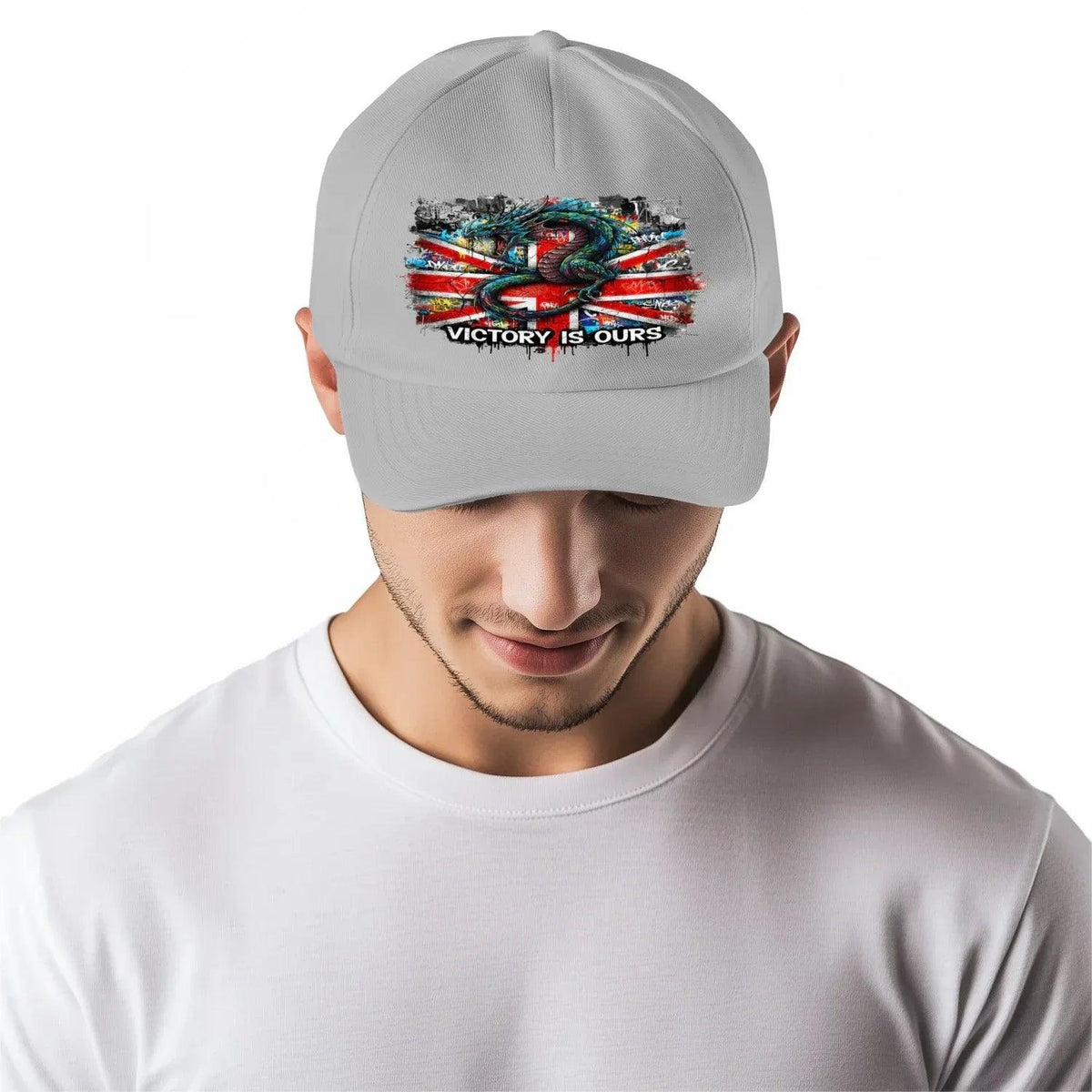 Victory Is Ours Union Jack Serpent Cap – Adjustable - Celtic Wolfwear