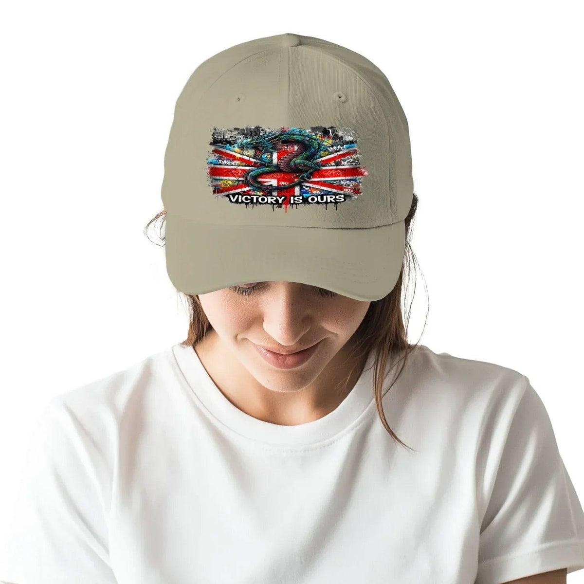 Victory Is Ours Union Jack Serpent Cap – Adjustable - Celtic Wolfwear