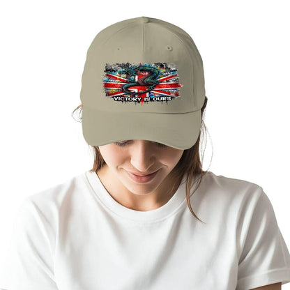 Victory Is Ours Union Jack Serpent Cap – Adjustable - Celtic Wolfwear