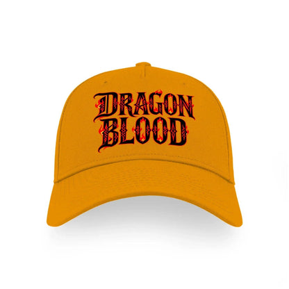 Welsh Dragon Baseball Cap - Blood Red Matchday Headwear - Celtic Wolfwear