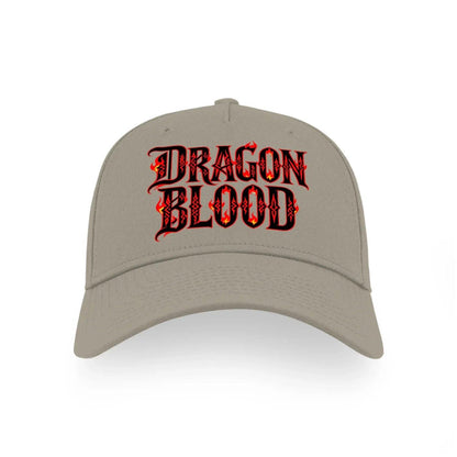 Welsh Dragon Baseball Cap - Blood Red Matchday Headwear - Celtic Wolfwear