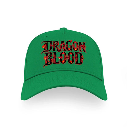 Welsh Dragon Baseball Cap - Blood Red Matchday Headwear - Celtic Wolfwear