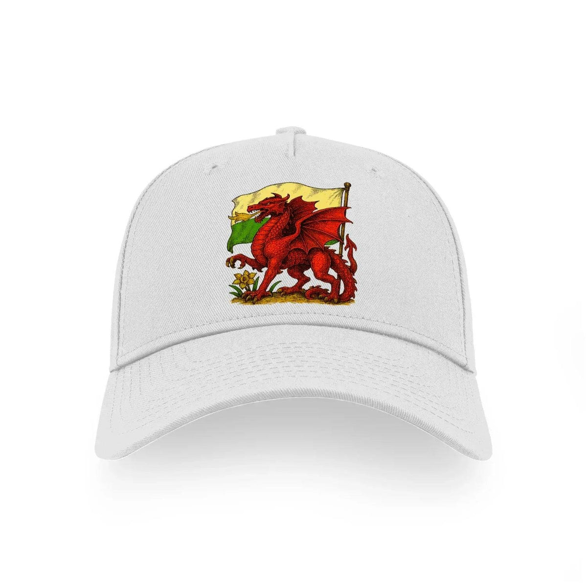 Welsh Dragon Baseball Cap - Flag, Adjustable Headwear - Celtic Wolfwear