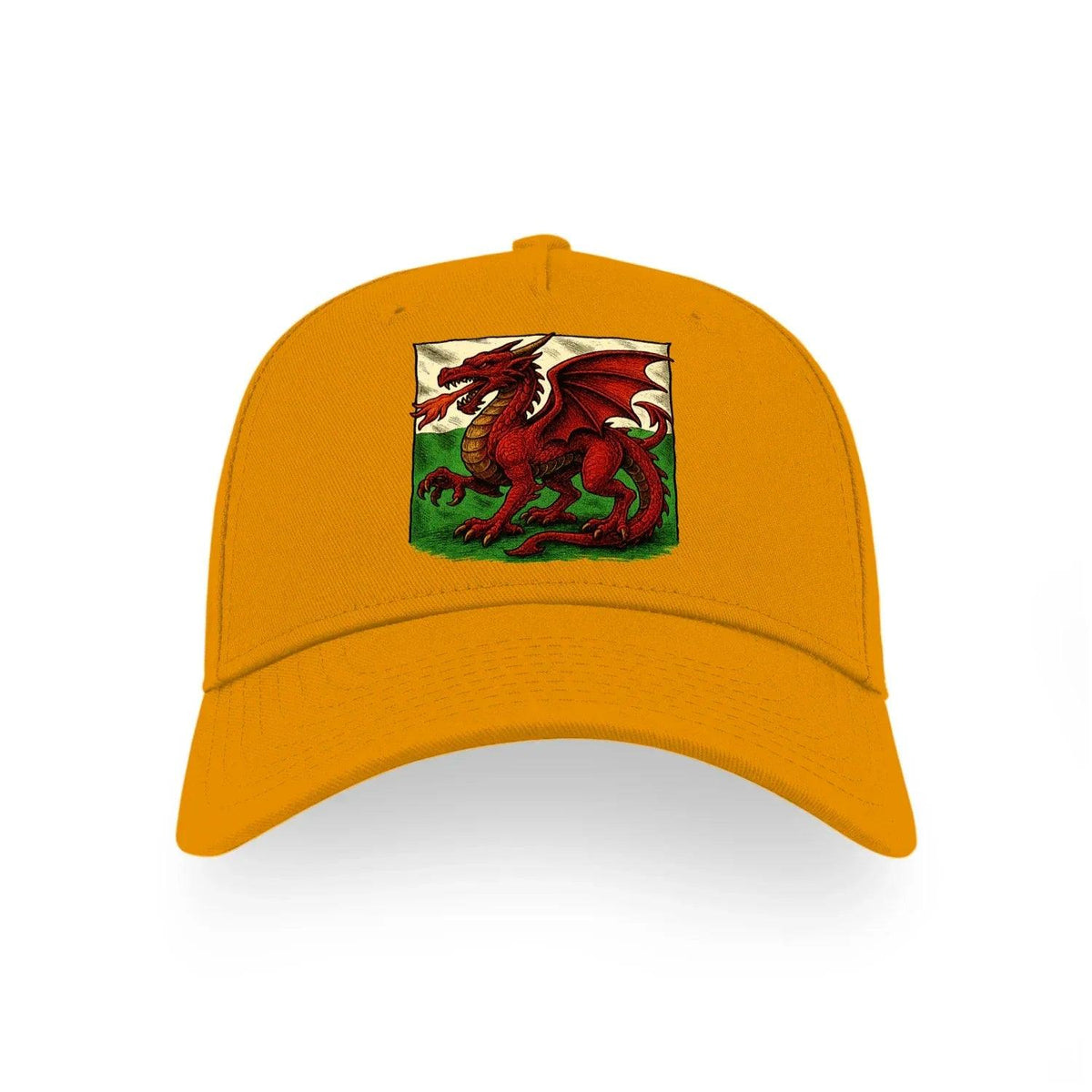 Welsh Dragon Baseball Cap - Flag Red, Matchday Headwear - Celtic Wolfwear