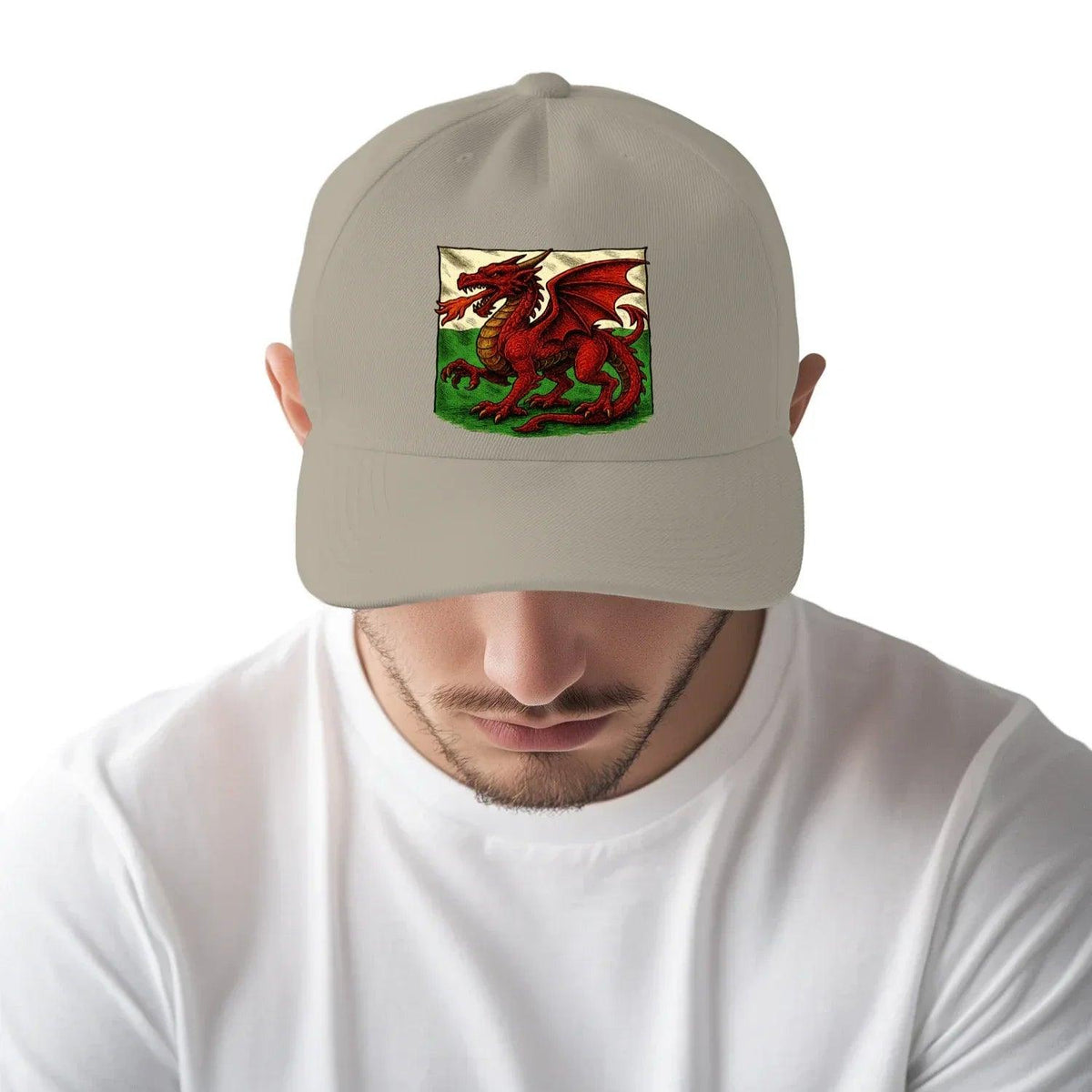 Welsh Dragon Baseball Cap - Flag Red, Matchday Headwear - Celtic Wolfwear