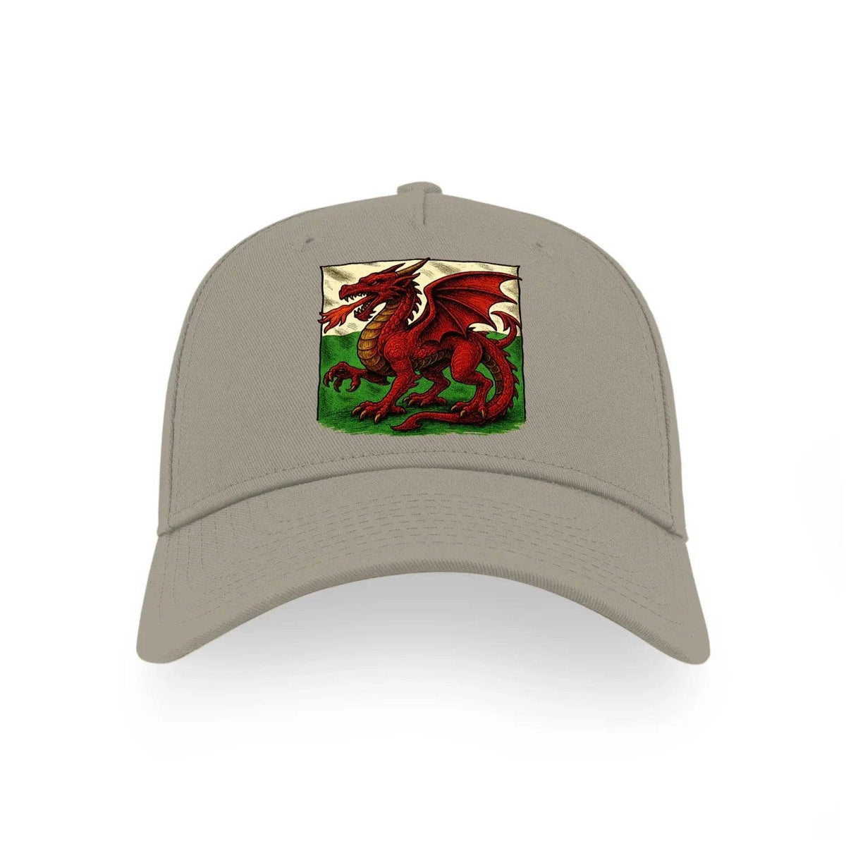 Welsh Dragon Baseball Cap - Flag Red, Matchday Headwear - Celtic Wolfwear