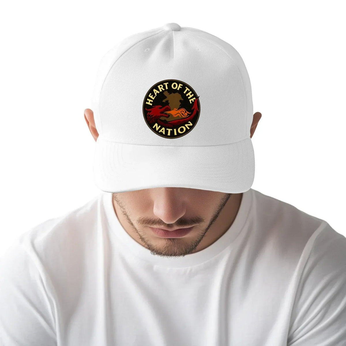 Welsh Dragon Baseball Cap - Heart of the Nation One Size - Celtic Wolfwear